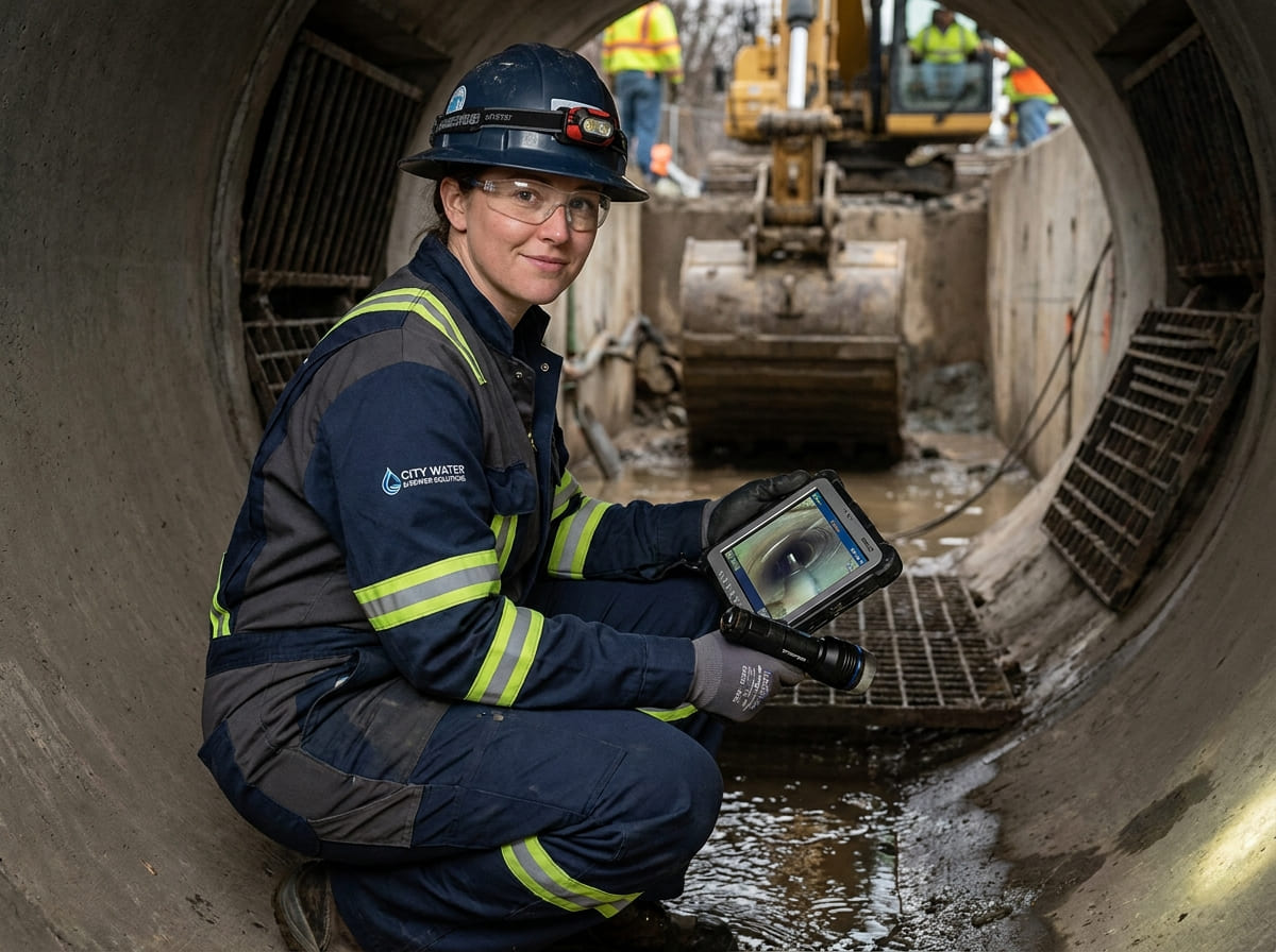 Sewer Line Inspection & Replacement in Van